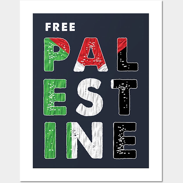 Free Palestine Wall Art by ZUNAIRA